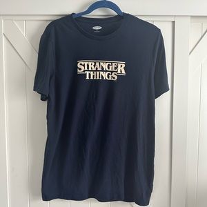 EUC Men’s / Teen Stranger Things T-Shirt – Old Navy – Navy Blue – Size Medium